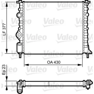 Valeo Motork?hler Dacia Nissan Renault 731378