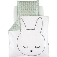 Träumeland Babybettwäsche kuschelweiche Bettwäsche Kuschelhase, Jersey, 2 teilig