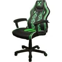 Phoenix Gaming-Stuhl (1 St), grüne Absetzungen, Racing Chair
