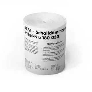 Mepa Schalldämmband aus PE-Schaumstoff, Länge 3,30 m 180030