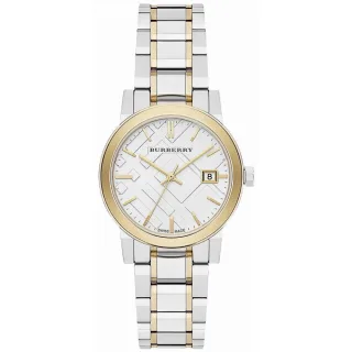 Burberry Ladies Two Tone The City Watch BU9115 - Eleganter Zeitmesser
