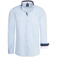 Rusty Neal Langarmhemd in figurbetontem Slim Fit-Schnitt