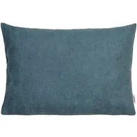 beties Kissenhülle FarbTon, (1 Stück), Chenille-Haptik in Raumausstatter Qualität ca. 25x35 cm nordlicht-blau