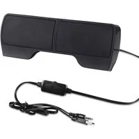 Bolwins P01C 6W mini tragbarer Lautsprecher über 3.5mm USB Laptop PC Notebook PC-Lautsprecher 2,0 (keine, 6 W, Plug & Play, Clip-On Design, kompakt & leicht)