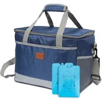 Clanmacy Kühltasche Kühltasche mit Kühlelemente Picknicktasche Lunchtasche Mittagessen, 15L/25L/33L, mit 2er Kühlakkus, isoliert mit Kühlfunktion