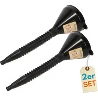 GarPet Öltrichter 2er Set Trichter Groß mit Schlauch Sieb Einfülltrichter AdBlue Öl