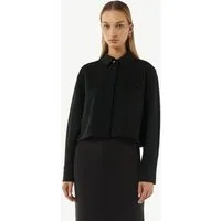 comma Funktionsjacke Indoor-Jacke Kurze Jacke mit aufgesetzten Taschen