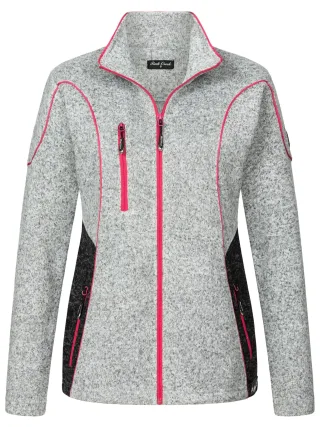 Rock Creek Fleecejacke Grau