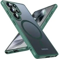 CoolGadget Handyhülle für Samsung Galaxy S24 Ultra 6,8 Zoll, Kamera Schutz Hülle Silikon Hard Case Schutzhülle für Magsafe Zubehör