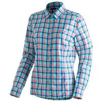 Maier Sports Funktionsbluse Nanni Damen Bluse, leichte Langarmbluse, Blusen-Shirt, Karobluse, Reg Fit