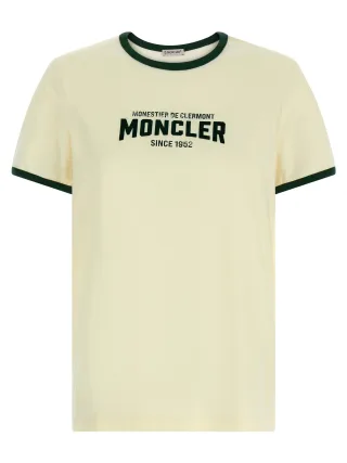 Moncler Beiges Baumwoll-T-Shirt