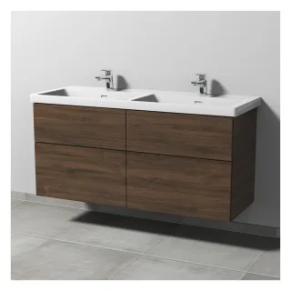 Sanipa 3way Waschtischunterbau zu Villeroy & Boch Subway 3.0 Waschtisch mit 4 Auszügen, Eiche-Arizon SM85180