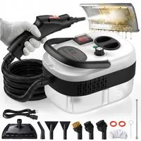 CUISYNC Handdampfreiniger Dampfreiniger 2500 W, 3 bar, 1,2 L, 15 s, 6 Stufen, mit Zubehör, 2500 W