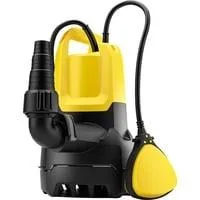 Entwässerungspumpe SP 11.000 Dirt, Tauch- / Druckpumpe gelb/schwarz, 400 Watt, für Schmutzwasser