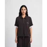 Smith & Soul Poloshirt in Sweatqualität, Tunnelzug