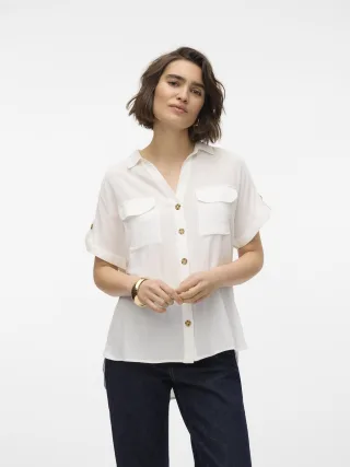 VERO MODA - Vero Moda 10310139 SnowWhite SnowWhite - Gr. - M