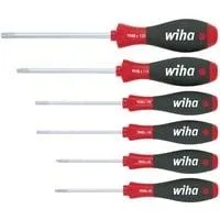 Schraubendreher-Set SoftFinish, 7-teilig schwarz/rot
