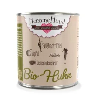 HerzensHund Adult Bio Huhn 6x800 g