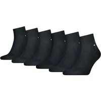 Tommy Hilfiger Kurzsocken TH MEN QUARTER 6P ECOM (6-Paar, 6 Paar) mit Logostickerei