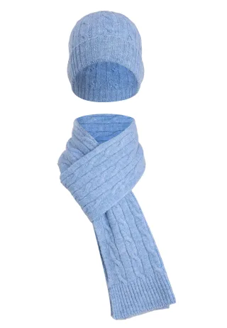 Set Aus Schal Und Mütze Set Aus Schal Und Mütze
