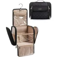 LuxusKollektion Kulturbeutel Kulturbeutel Make Up Organiser Groß Aufhänger Damen Mädchen Schwarz