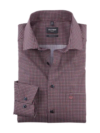 OLYMP - Modern Fit: Hemd lila - Gr. - 39