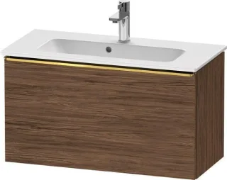 Duravit D-Neo Waschtischunterbau wandhängend Nussbaum dunkel Matt 810x372x440 mm - DE4269034210000 DE4269034210000