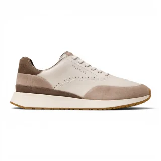 Cole Haan Herren GrandPro Luxe Mile Trainer Braune Lederschuhe - C44518