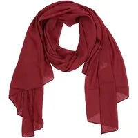 MIRROSI Modeschal Asymmetrischer Schal, Made in Italy 20% Seide 80% Baumwolle, (ca. 170x77cm, Leicht und bequem, Unifarbe), Damen Halstuch ideal für Frühling, Sommer und Herbst