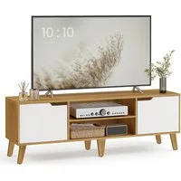 VASAGLE Lowboard, mit verstellbarer Ablage, 147cm lang, für Fernseher bis zu 65 Zoll
