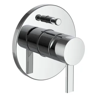 LAUFEN Brausearmatur Unterputz MEDA für SIMIBOX Standard oder SIMIBOX Light, 2 Mischwasserabgänge, c HF506679100000