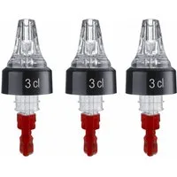 WESTMARK Flaschenausgießer »Auto-Pour«, 3 cl, glasklar, 3 Stk. Dosierausgießer