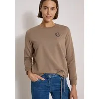 CECIL Sweatshirt mit Elastiksaum und Tunnelzug
