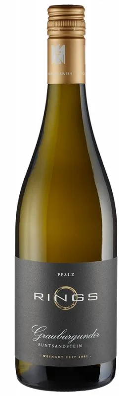 Grauburgunder Buntsandstein trocken (Bio) - 2024 - Rings - Deutscher Weißwein