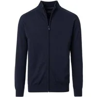 CASAMODA Strickjacke Strickjacke mit Stehkragen und Reißverschluss
