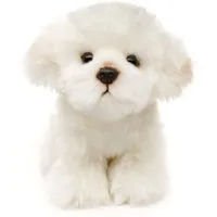 Uni-Toys Kuscheltier Malteser - 18 cm (Höhe) - Plüsch-Hund - Plüschtier, zu 100 % recyceltes Füllmaterial