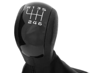 Schaltknauf Knauf Schwarz / Schwarz in 6-Gang für Skoda Octavia II 1Z ab 2004-