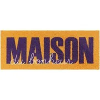 Salonloewe Läufer Fußabtreter klein 30x75 Maison Type orange-violet, Läufer Mini, Höhe: 300 mm