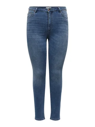 ONLY CARMAKOMA - CARICONIC HW SKINNY JOGG DNM BJ292 dark medium blue denim - Gr. - 32