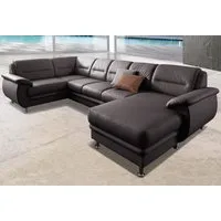 sit&more Wohnlandschaft Mailand U-Form, B: 312 cm, optional Bettfunktion