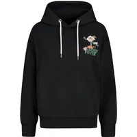 SUBLEVEL Hoodie Gemütlicher mit Kapuze und Printmotiv für Damen (1-tlg) Baumwolle Normal Fit Kapuze Langarm Spruch atmungsaktiv
