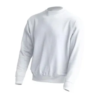 JHK - Sweatshirt Rundhalsausschnitt für Herren/Damen Unisex (Weiß)