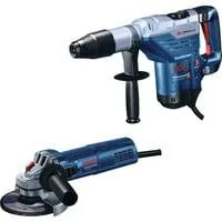 Profi-Set Bohrhammer GBH 5-40 DCE + Winkelschleifer GWS 880, Werkzeug-Set blau/schwarz, 1.150 Watt, 880 Watt