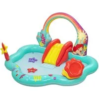 Bestway Planschbecken Wasserspielcenter Little Mermaid 221 x 193 x 117 cm