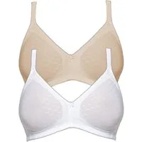 Susa Set: Bügelloser BH 2er Pack BH ohne Bügel Topsy (Spar-Set, 2-tlg)