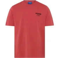 HUGO T-Shirt Nesptee Rundhalsausschnitt, Regular Fit, reine Baumwolle