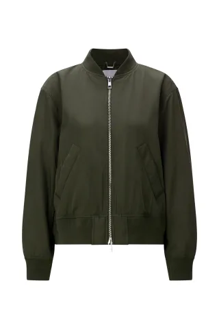 Rich & Royal - A-Shape Bomber Jacket olive - Gr. - 40