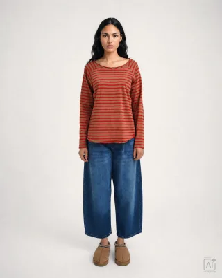 Smith&Soul - Regular Basic Sweat Raglan Striped - Gr. - S