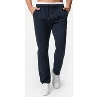 Indicode Chinohose Herren Osborne Chino Hose Herrenhose mit elastischem Bund und Kordelzug