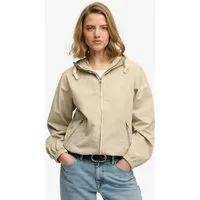 Superdry Parka HOODED WASHED TWILL JKT aus Baumwolle, Relaxed Fit, mit Reißverschluss